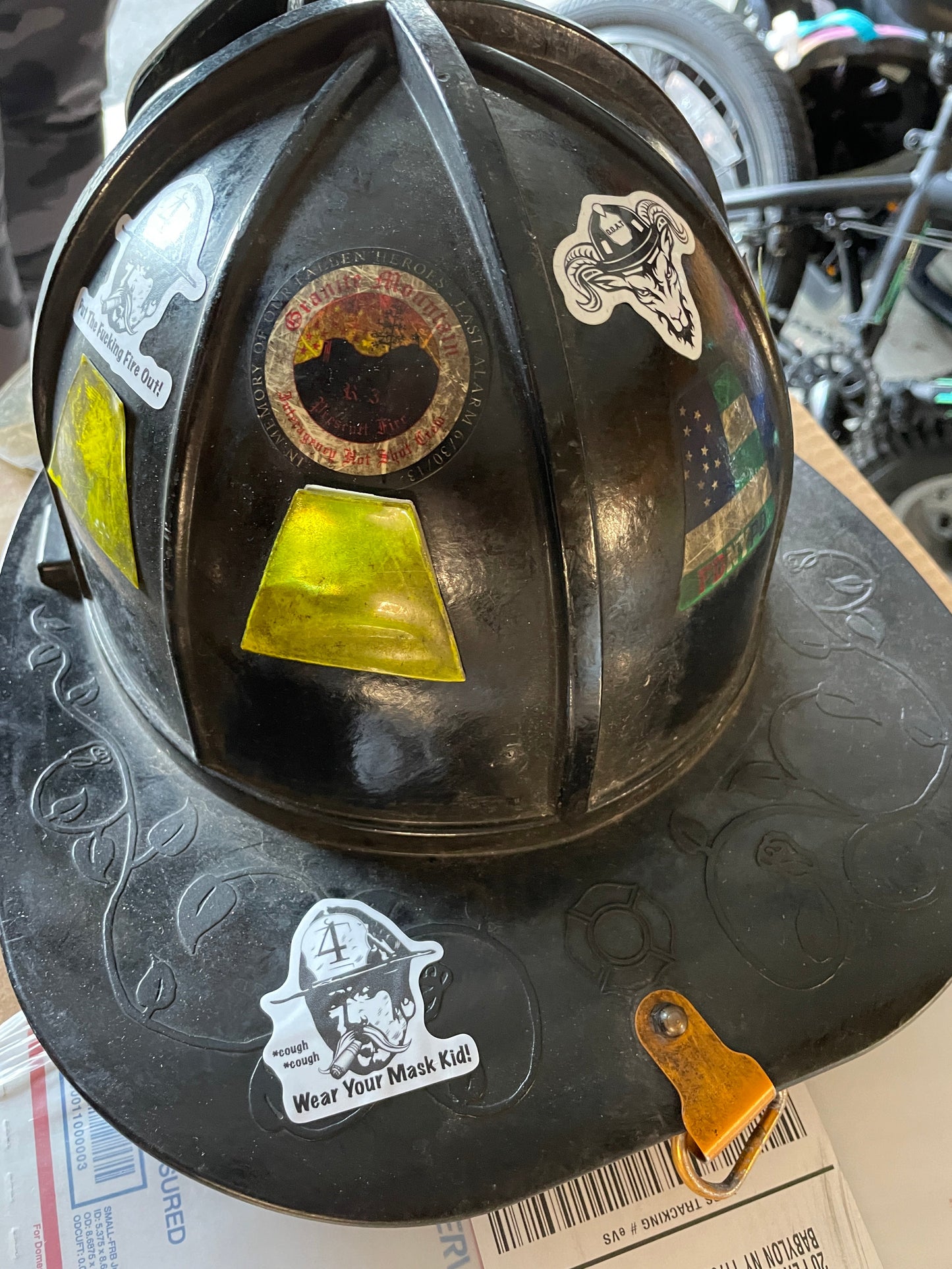Helmet Sticker 4 Pack