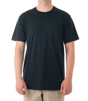 MEN'S TACTIX COTTON T-SHIRT WITH CHEST POCKET