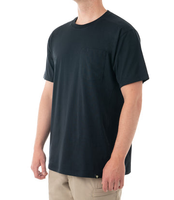 MEN'S TACTIX COTTON T-SHIRT WITH CHEST POCKET