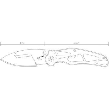 RAZORBACK Signature Folding Knife, 9 Interchangeable Blades