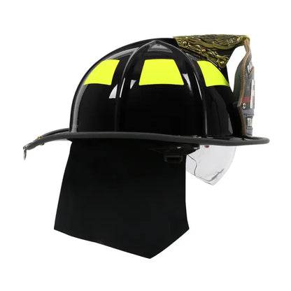 Pacific F18 traditional style structural firefighting helmet
