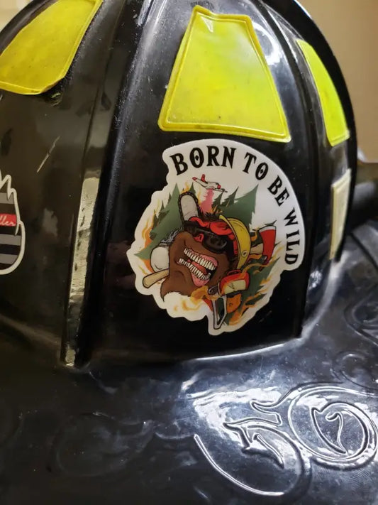 Born To Be Wild - Helmet Decal