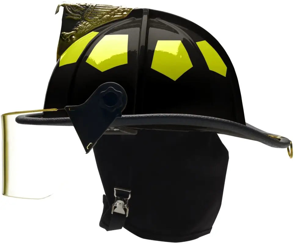 Bullard | UST Super Lightweight Helmet with 4″ Face Shield and 6″ Brass Eagle
