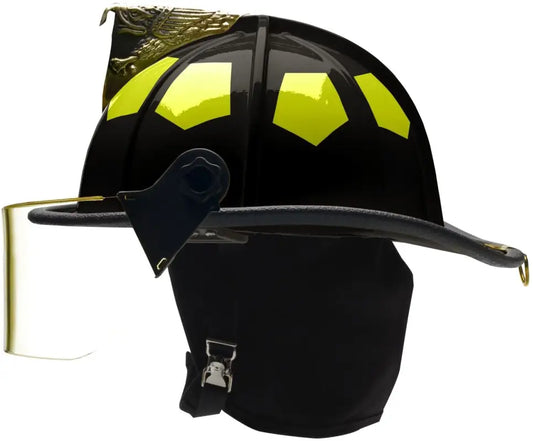 Bullard | UST Super Lightweight Helmet with 4″ Face Shield and 6″ Brass Eagle