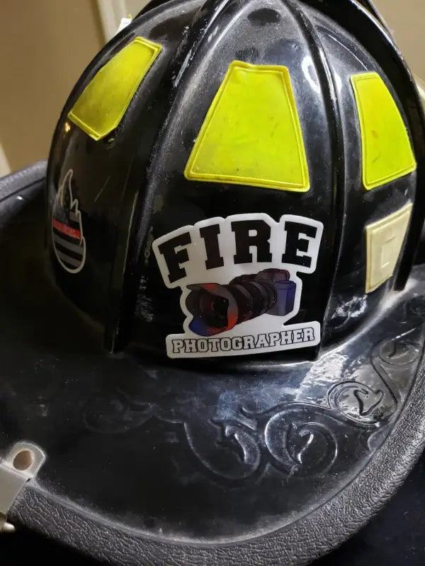 Fire Photographer- Helmet Decal