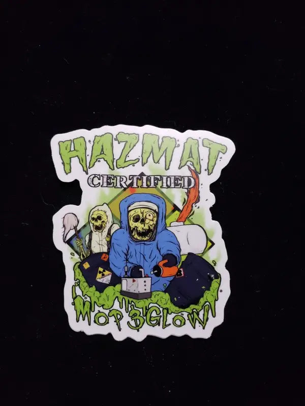 Hazmat Mop and Glow - Helmet Decal