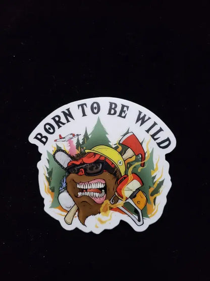 Born To Be Wild - Helmet Decal
