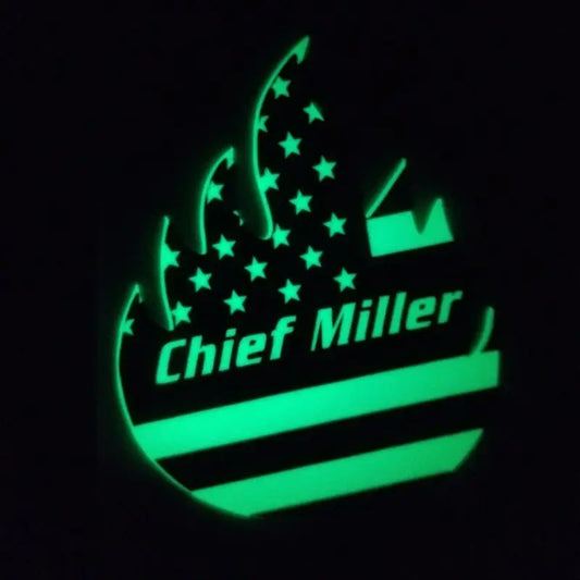 Chief Miller Glow in the Dark Decal (Identifire)