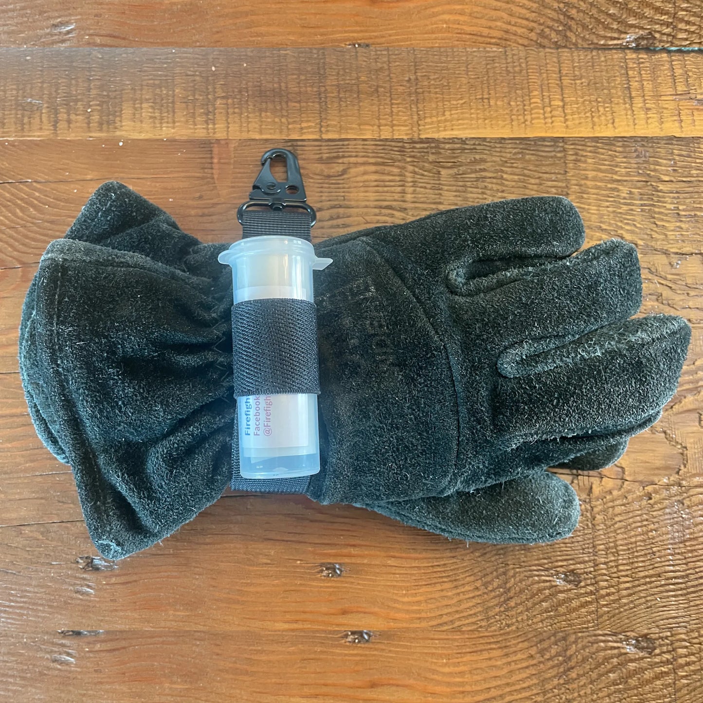 Heavy Duty Firefighter Glove Strap With Firefighter Swipe Tool Attachment