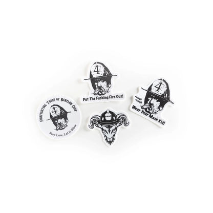 Helmet Sticker 4 Pack