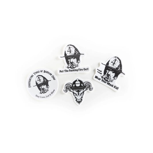 Helmet Sticker 4 Pack