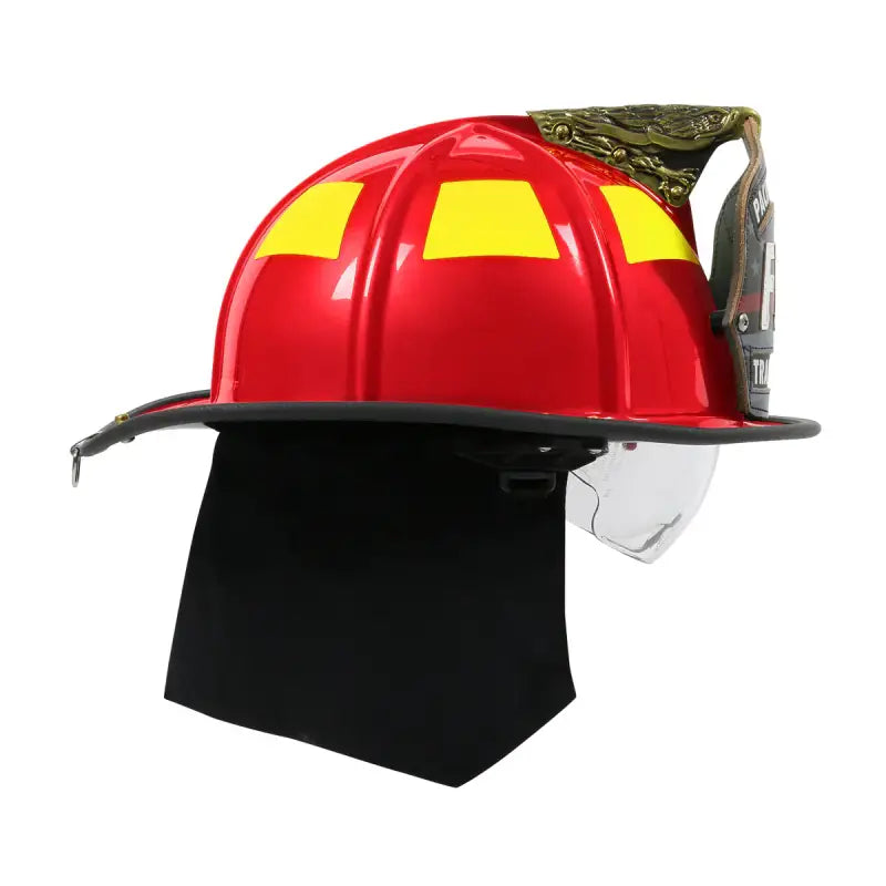 Pacific F18 traditional style structural firefighting helmet
