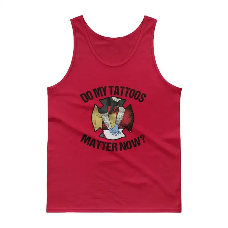 Do my tattoos matter now? - Firefighter Tank