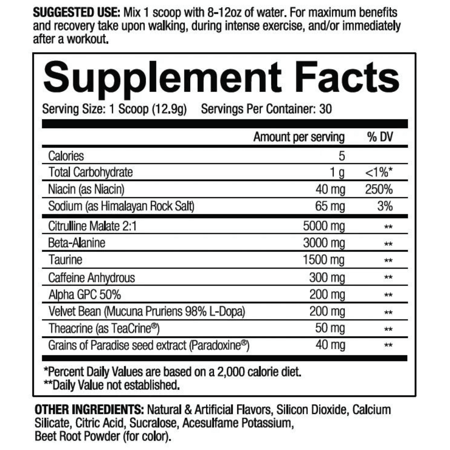 Torched Pre-Workout
