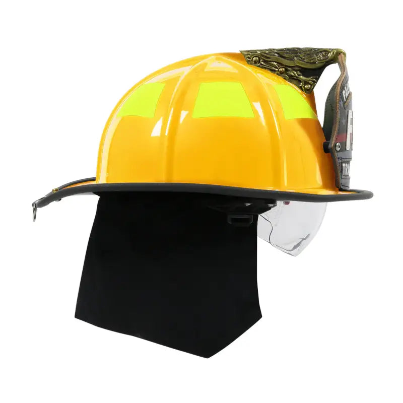 Pacific F18 traditional style structural firefighting helmet